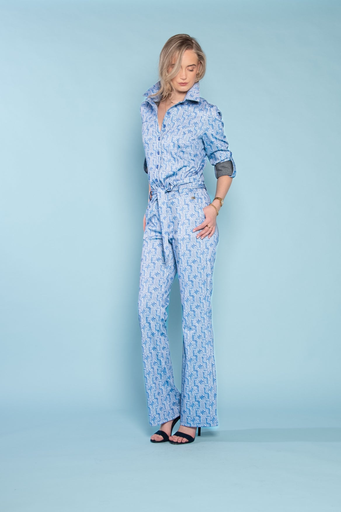 Mara LS | Graffical Denim