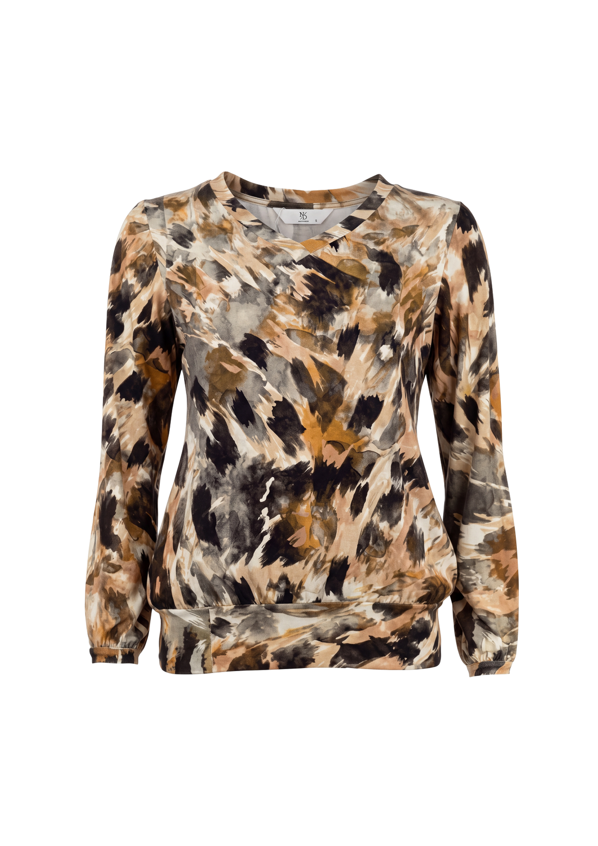 Top Veraya LS Tanzine Modern Animal Tricot | Tanzine