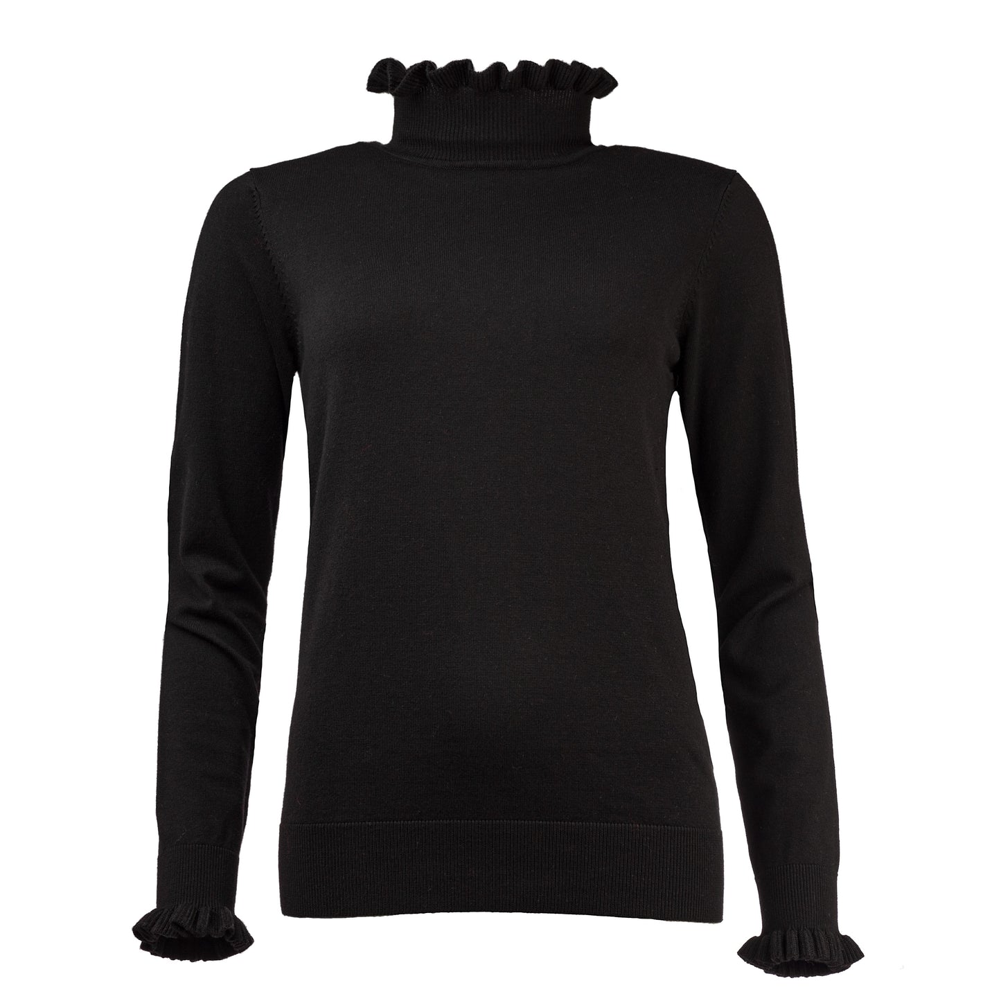 Ruffle LS-RMB Brei | Black