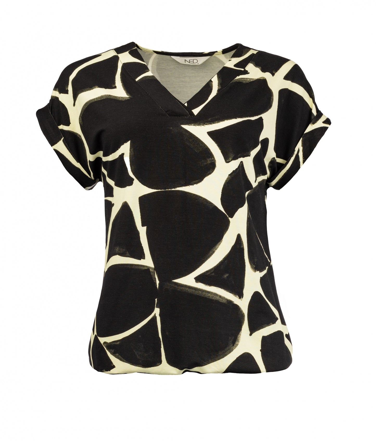 Noxan SS Black Big Figures Tricot | Black