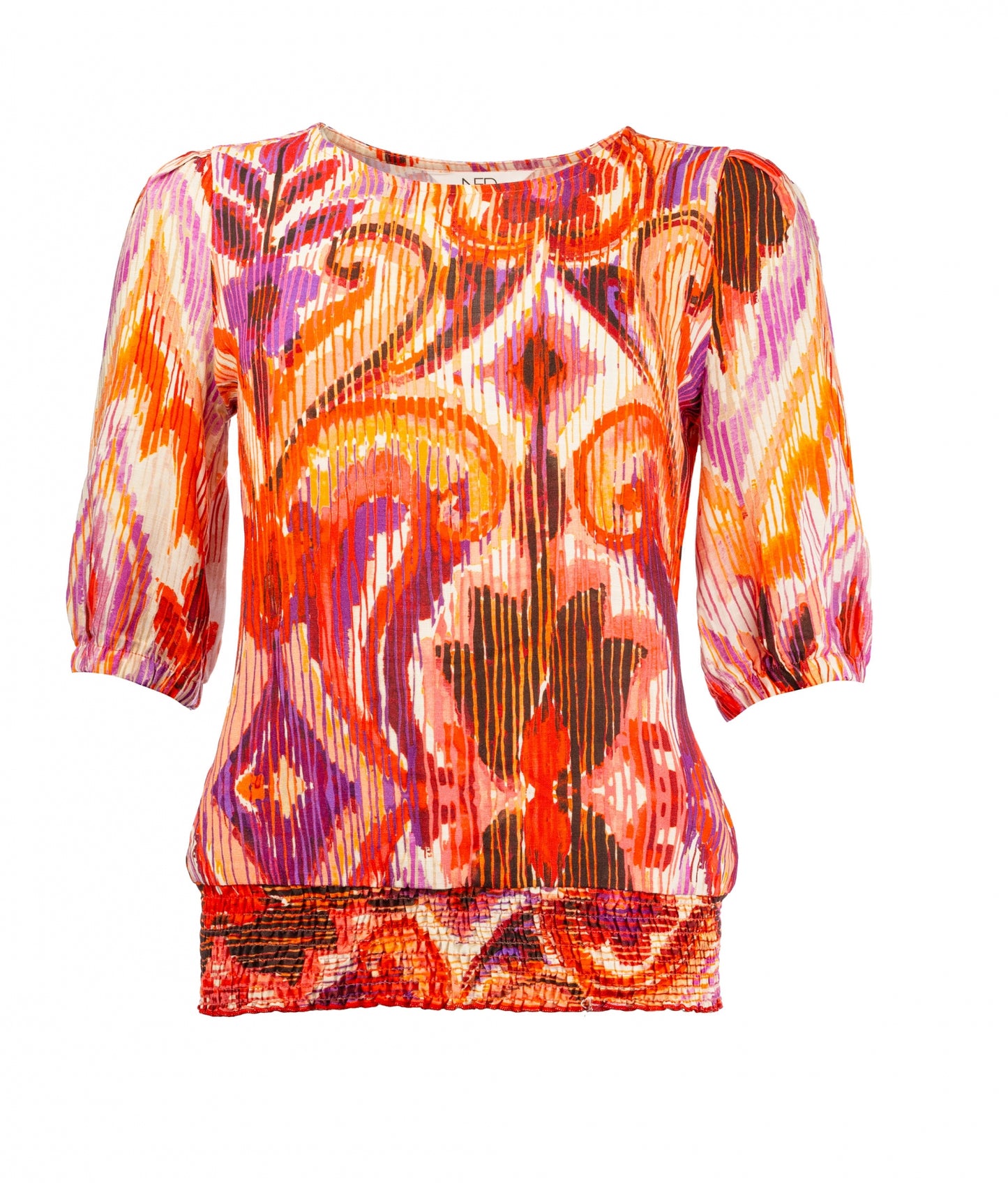 Capro 1/2 SS Purple Rose Romantic Spring Linnenlook | Purple Rose