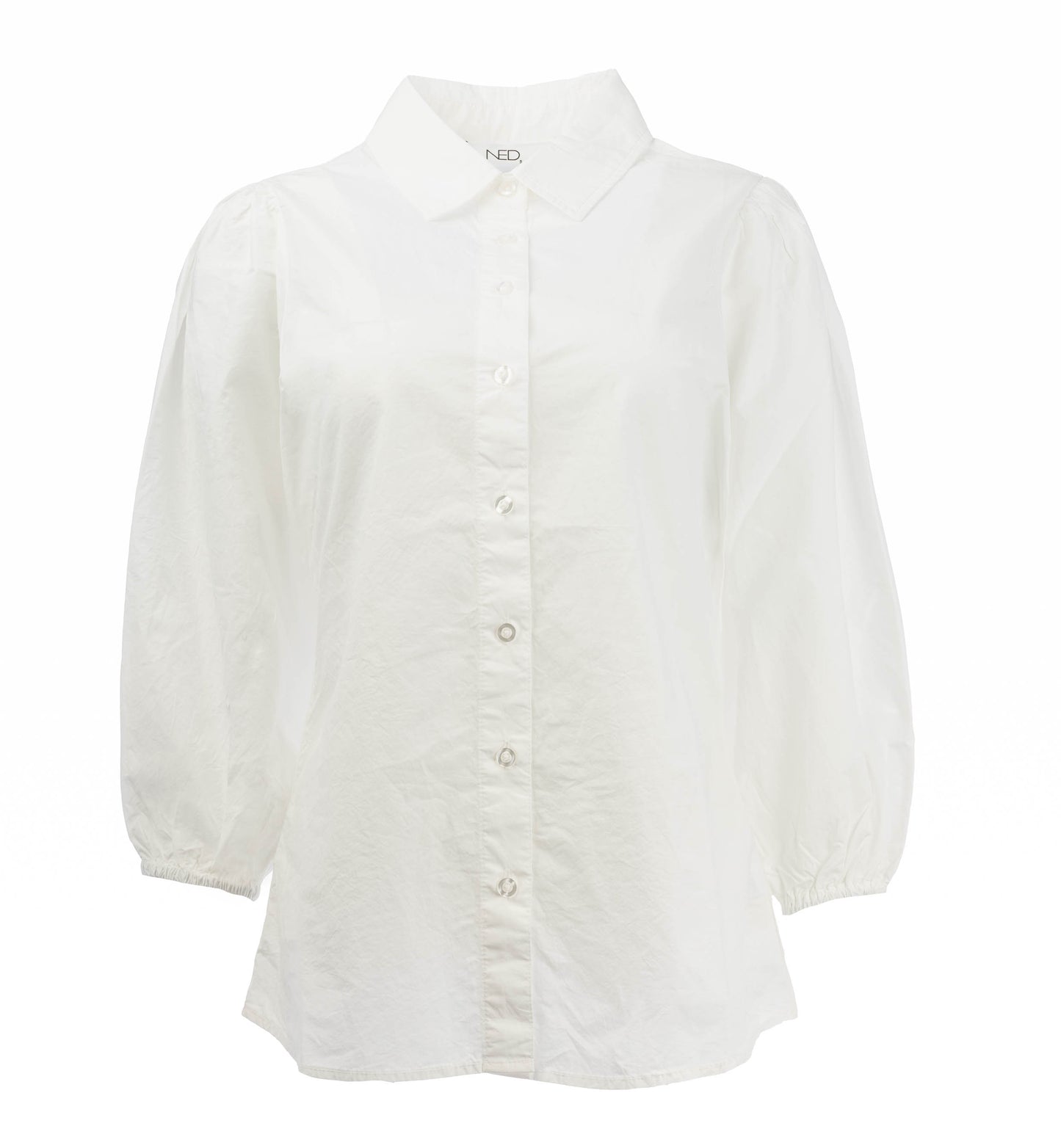 Mayliera 3/4-RMJ Washed Cotton | Optical White