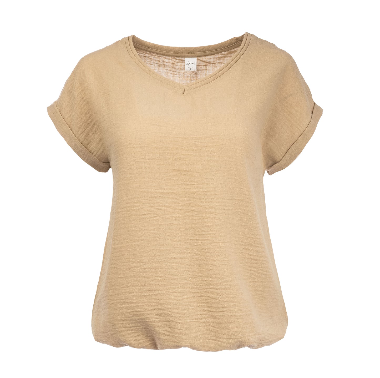 Nox SPW SS Washed crincle Woven | Sand