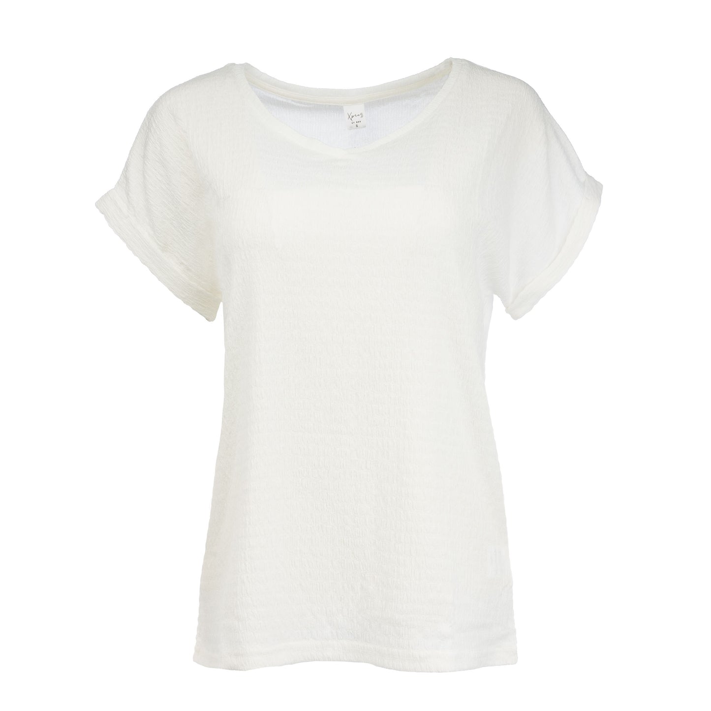 Nox-ZE SS Jersey Cropped | Optical White