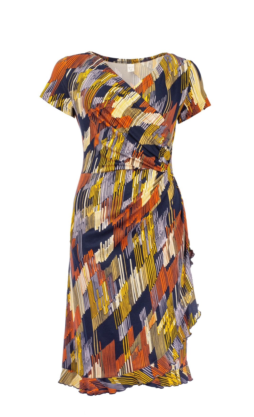 Jente 98 SS Yellow Striped Blocks Tricot | Yellow