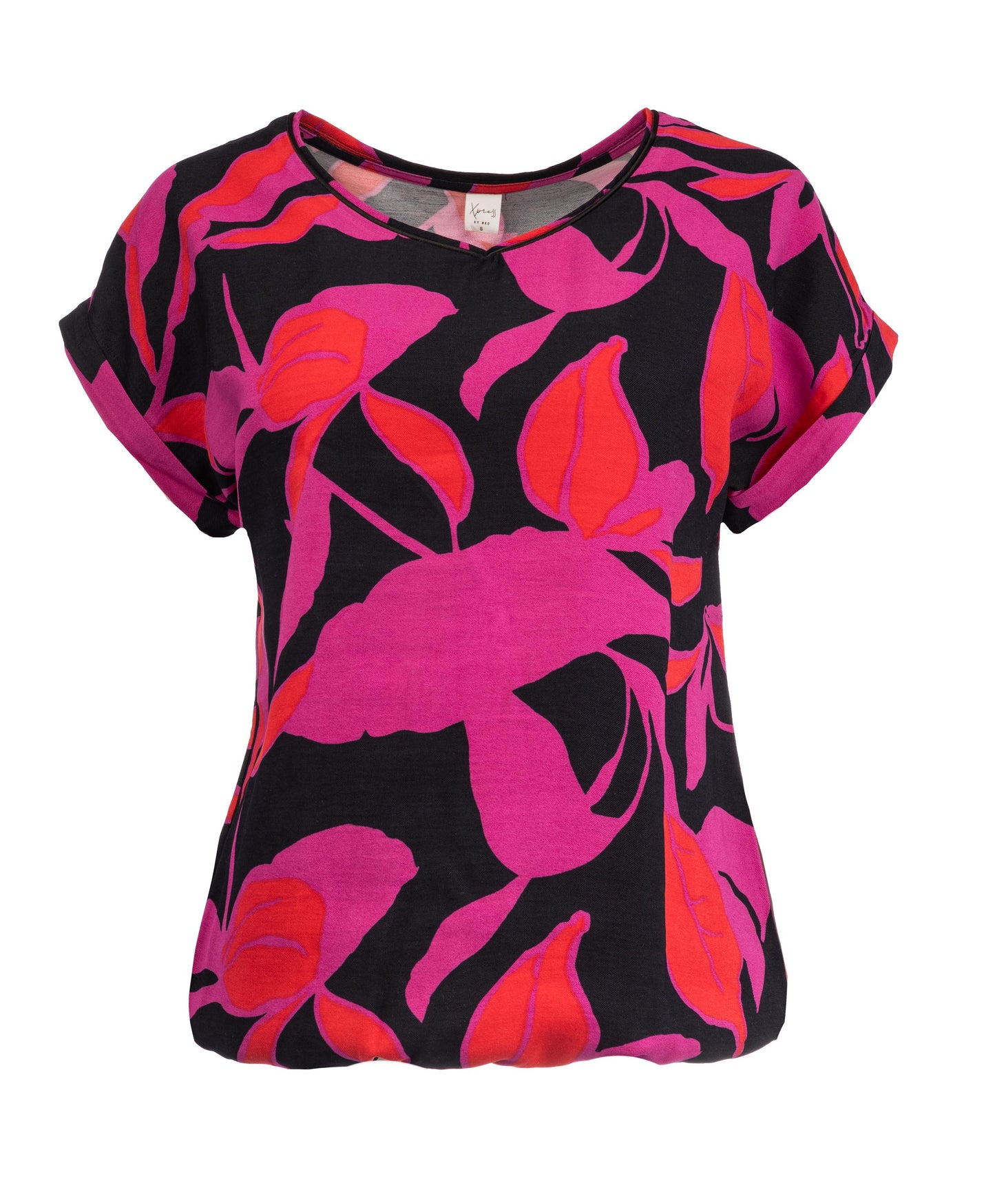 Nox PW SS Black Styled Flower Woven | Black