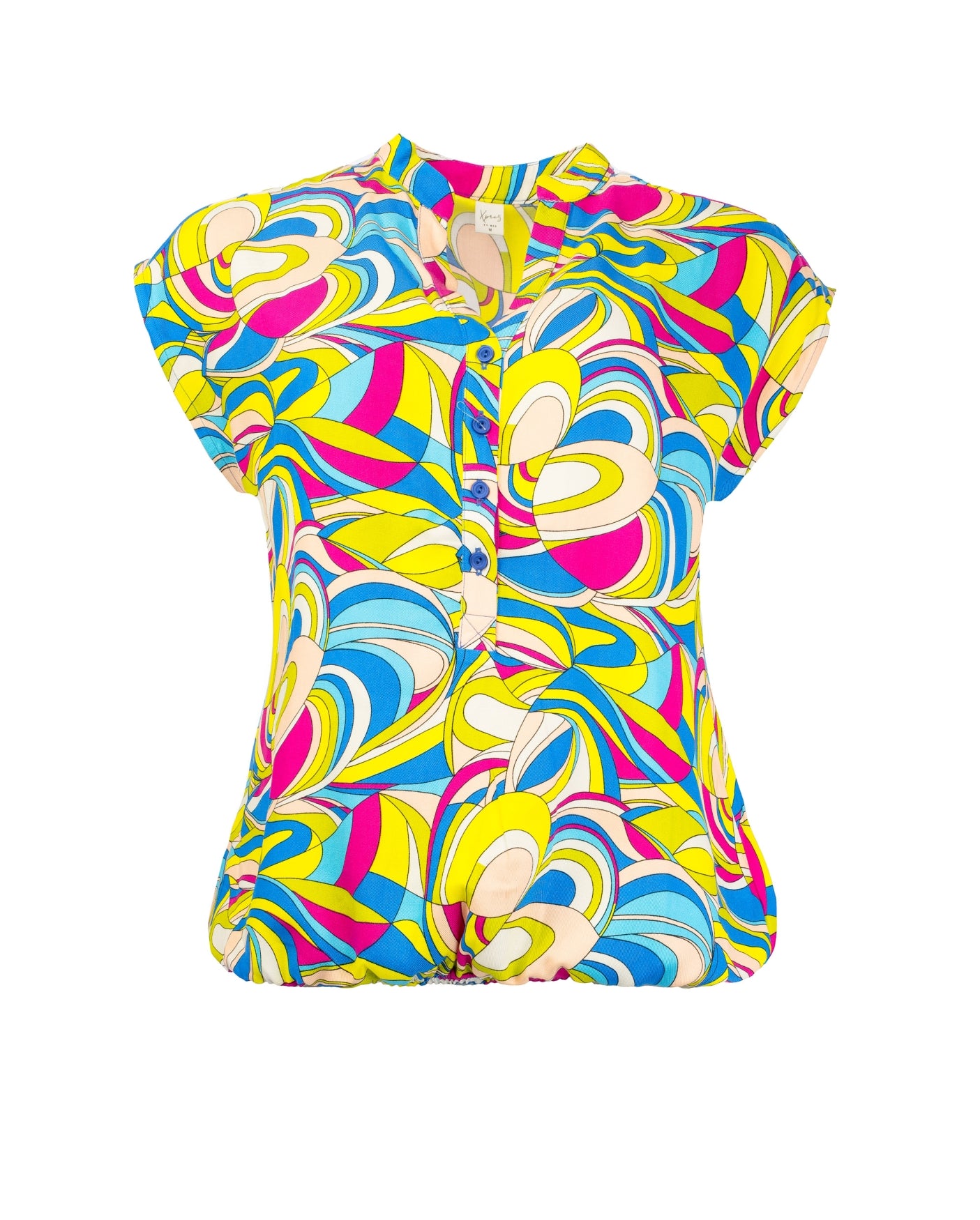 Lucie SL Lime Artsy Lines Woven | Lime