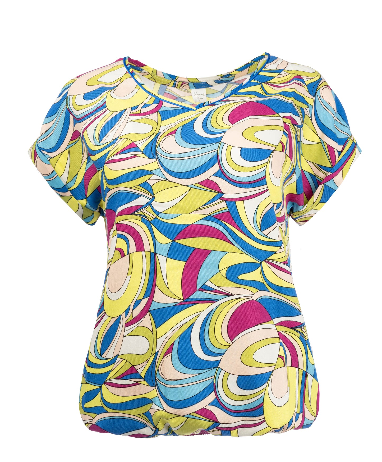 Nox PW SS Lime Artsy Lines Woven | Lime