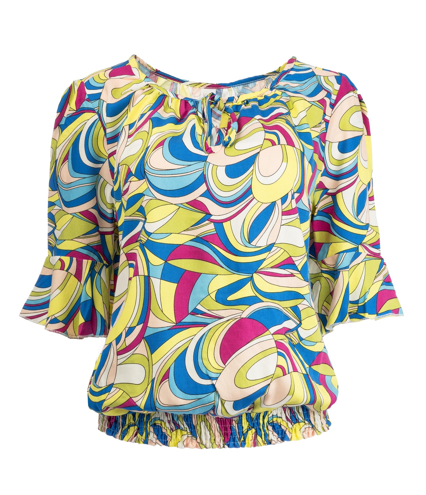 Rio Lime Artsy Lines Woven | Lime