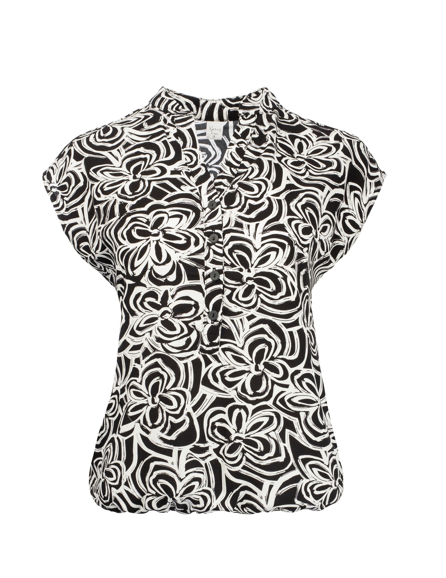 Lucie SL Black Two tone Flower Woven | Black