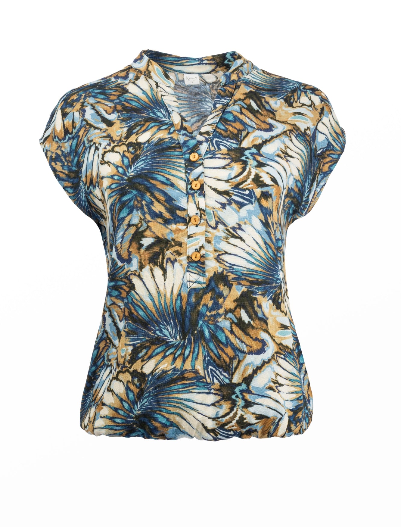Lucie SL Brown Faded Flower Woven | Brown