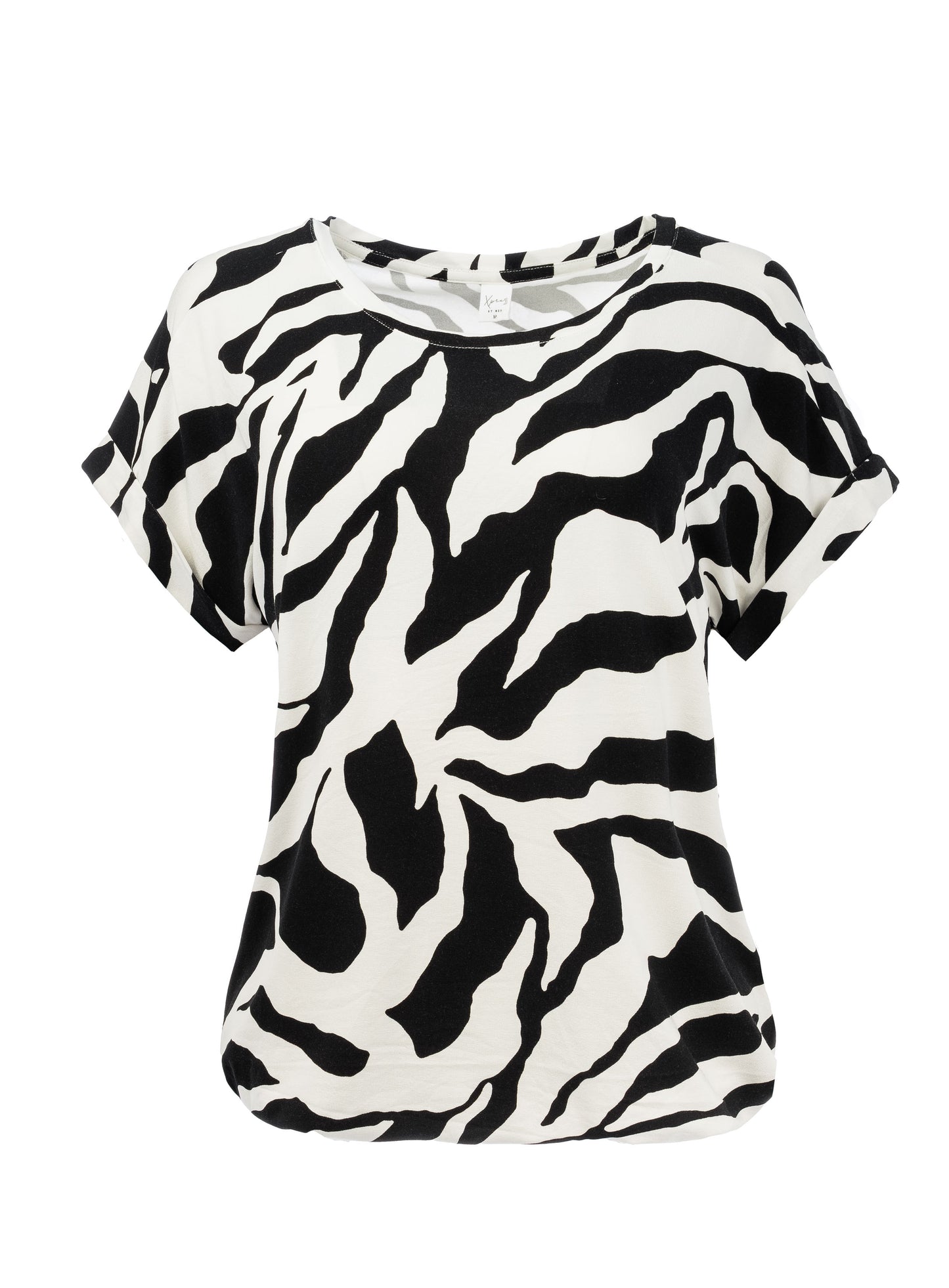 Brisia Plain SS Ecru Zebra Tricot | Ecru