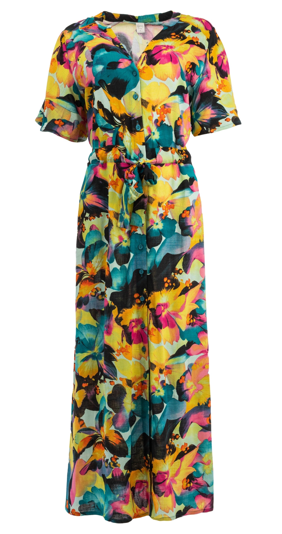 Harley SS Colored High Summer Flowers Woven | Colored