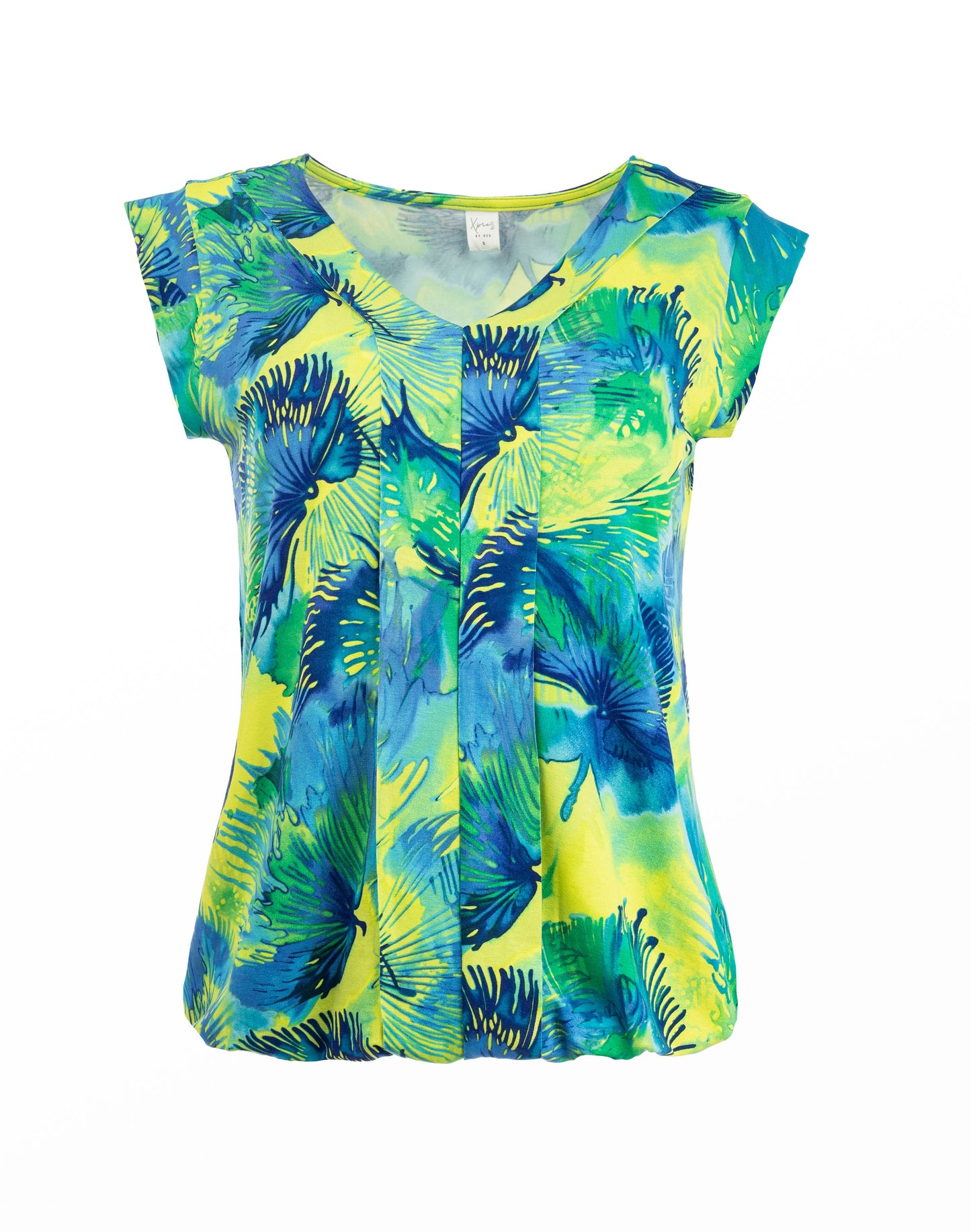 Misa SS Lime Peacock Tricot | Lime