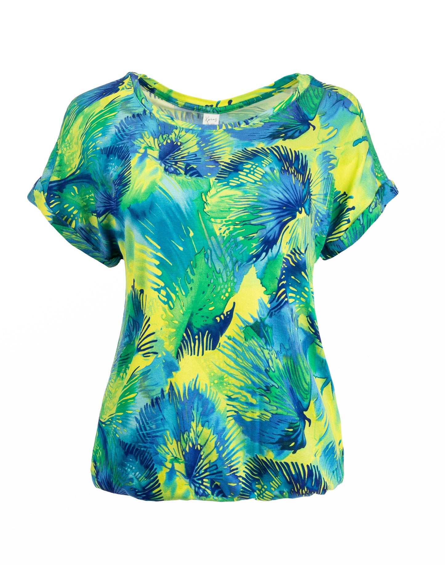 Brisia Plain SS Lime Peacock Tricot | Lime