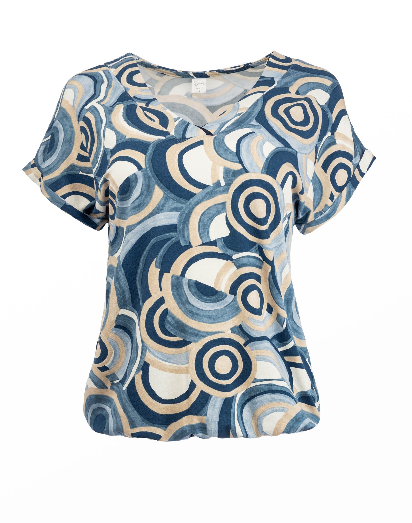 Noxan Denim Circles Tricot | Denim