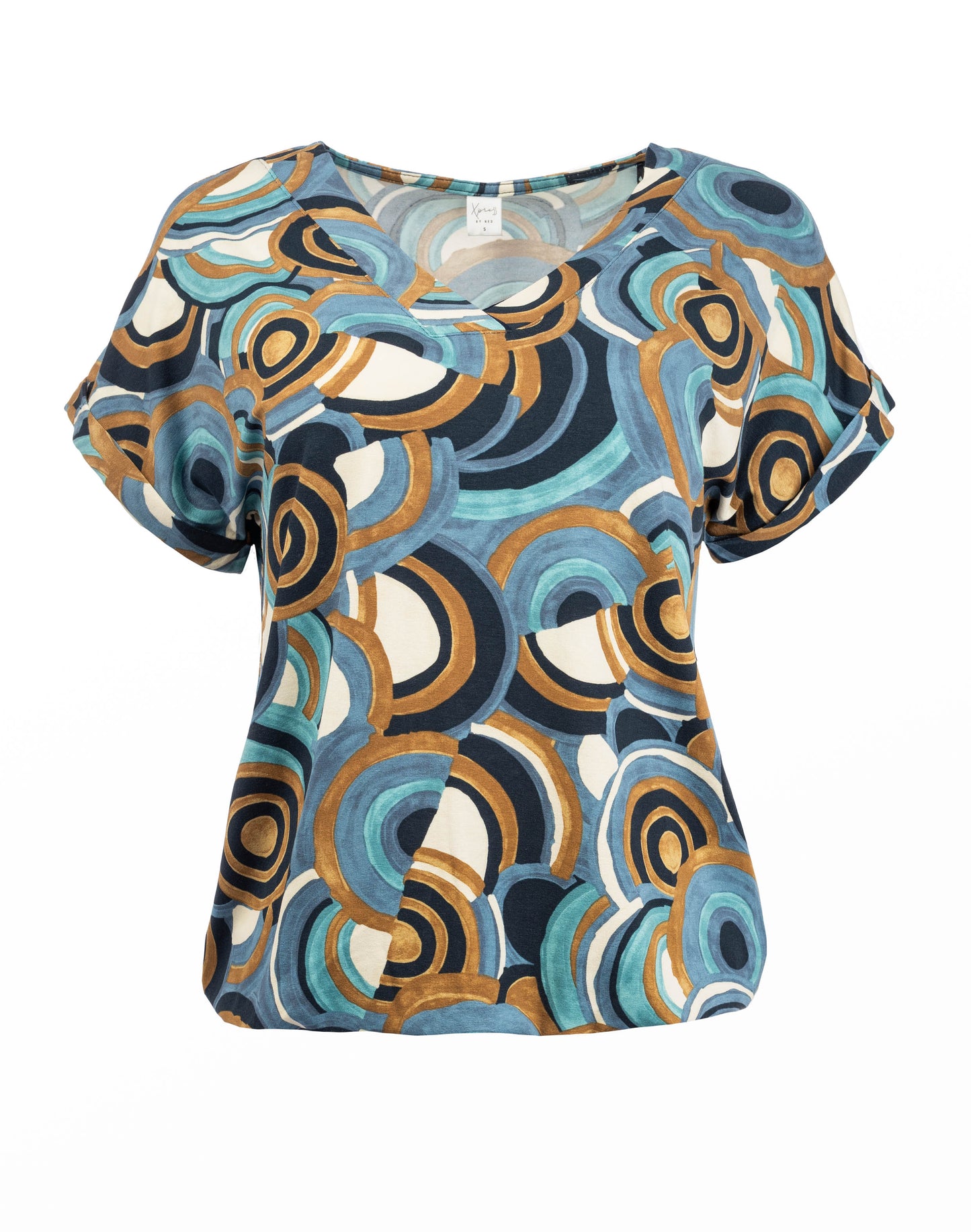 Noxan Brown Circles Tricot | Brown