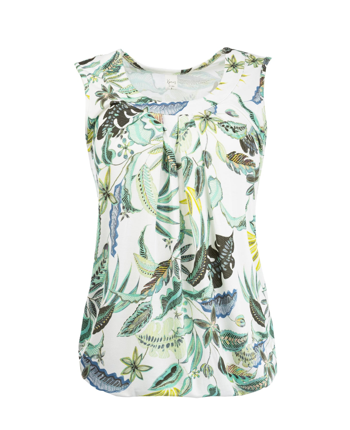 Dafne SL Green Flower Field Tricot | Green