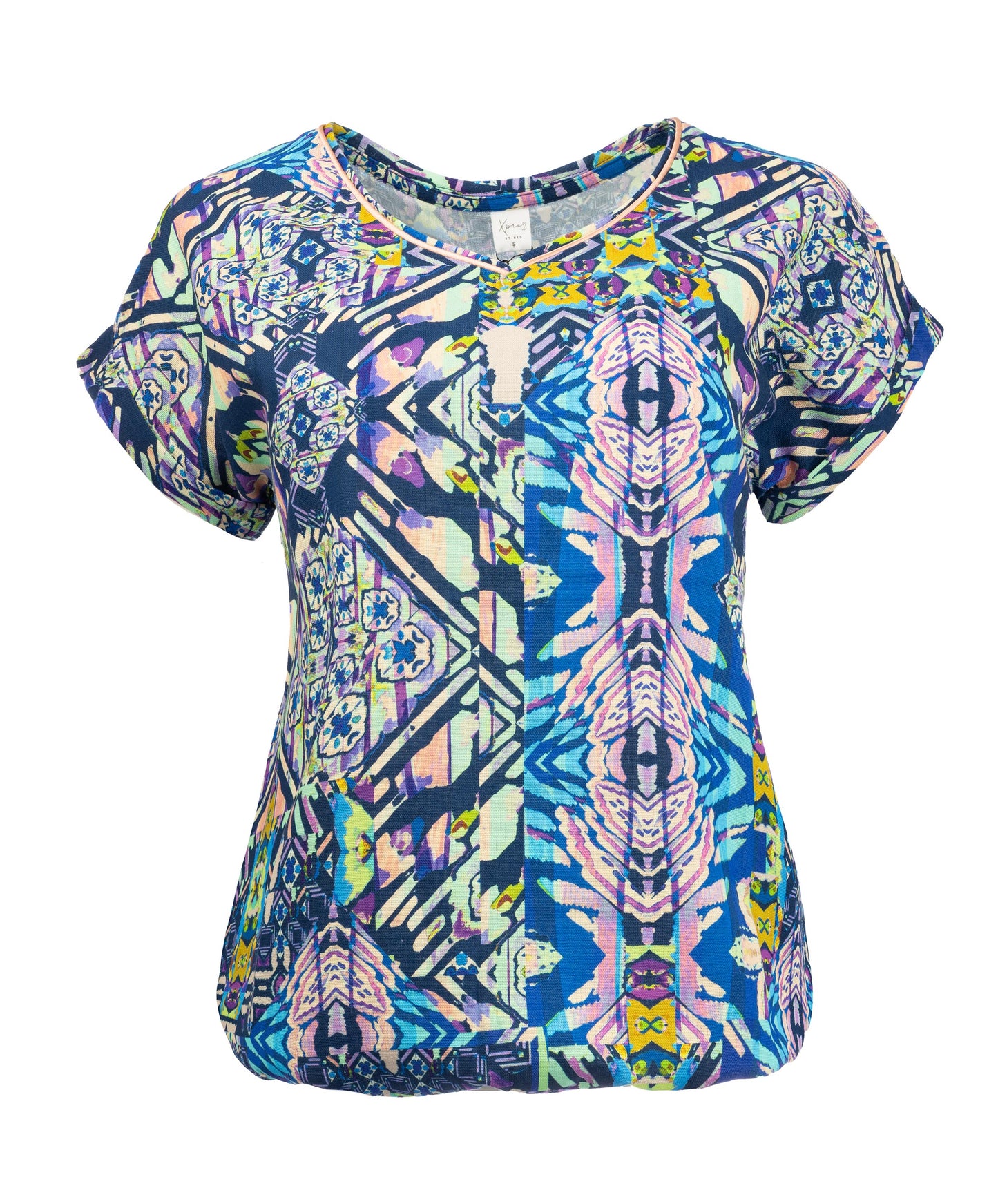 Nox PW SS Blue Digi Tribal Patches Woven | Blue