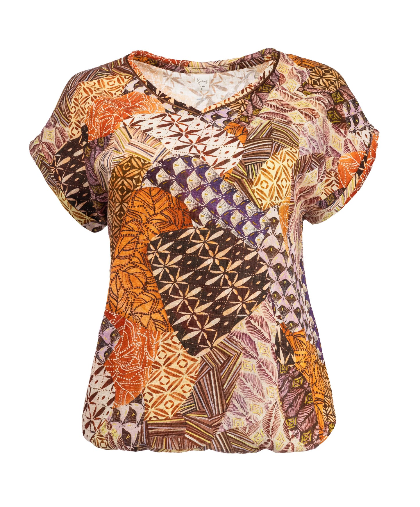 Nox PW SS Brown Vintage Patchwork Woven | Brown