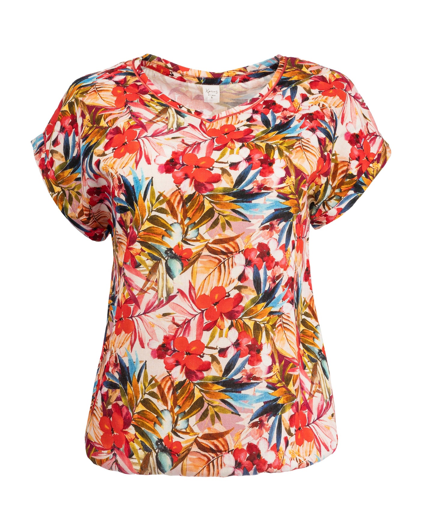 Nox PW SS Pink Tropical Florals Woven | Pink
