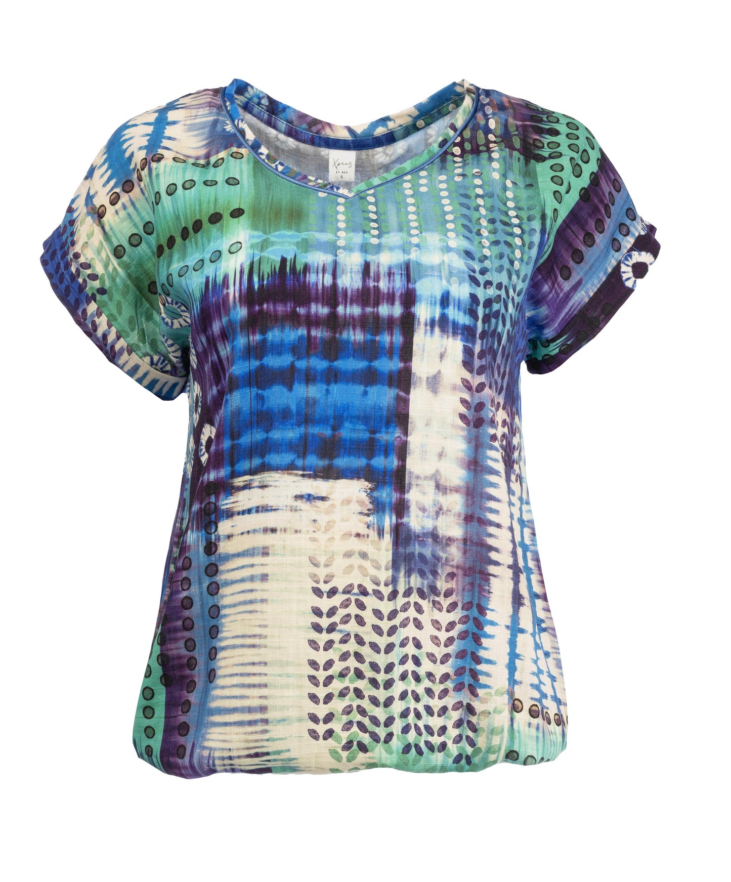 Nox PW SS Blue Tie Dye Patch Woven | Blue