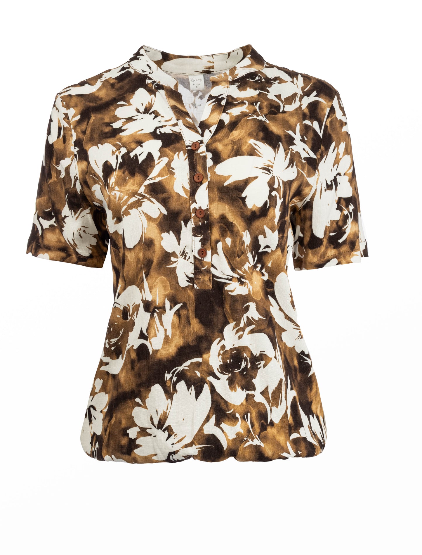 Lucie SS Sand Tie Dye Flower Woven | Sand