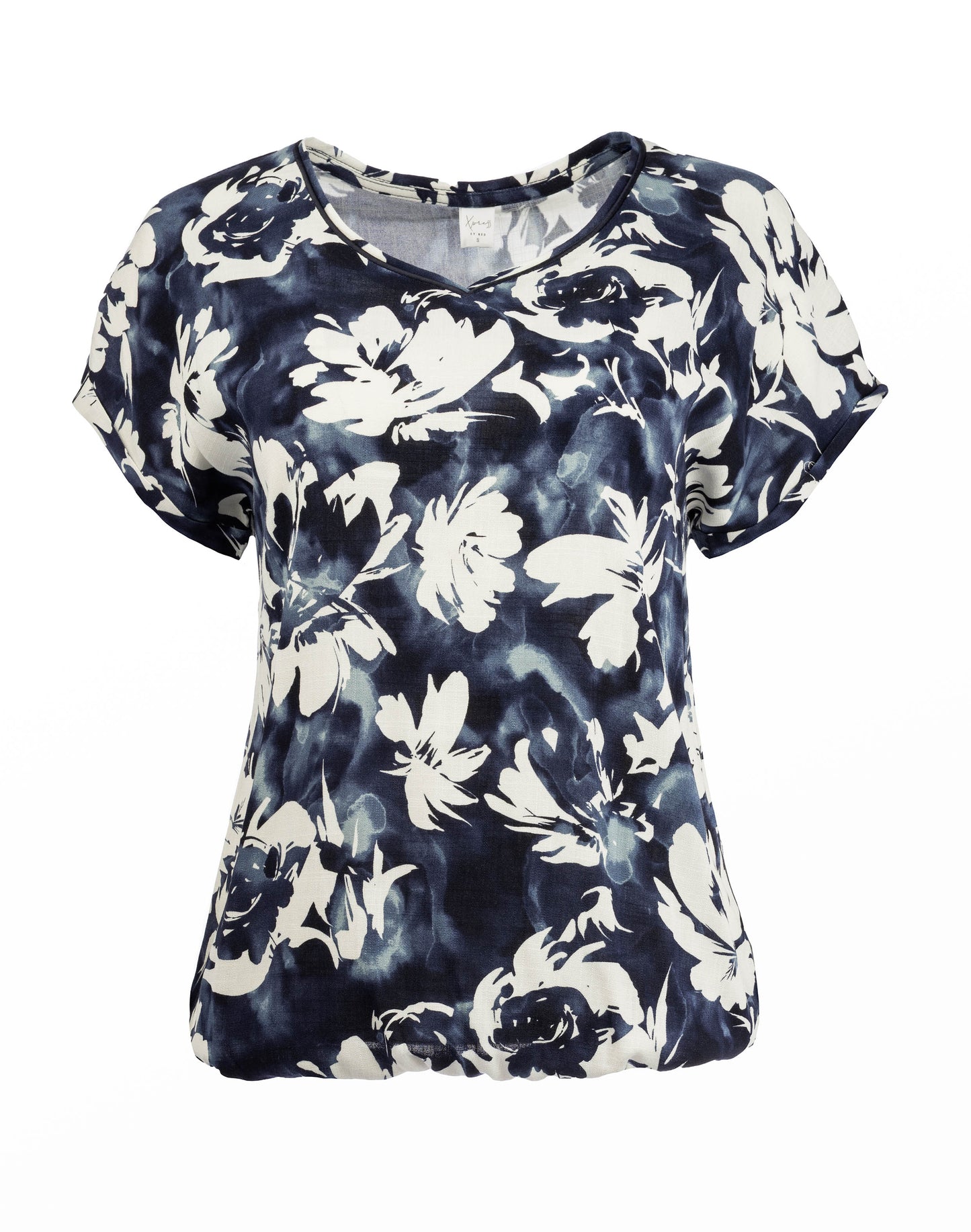 Nox PW SS Denim Tie Dye Flower Woven | Denim