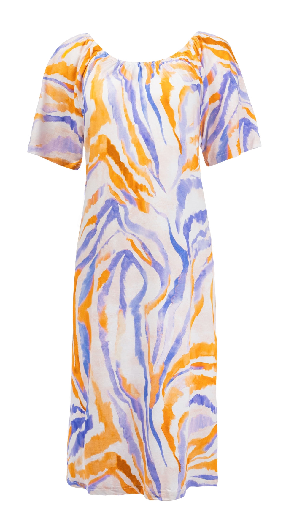 Wela SS Purple Colorful Zebra Tricot | Purple