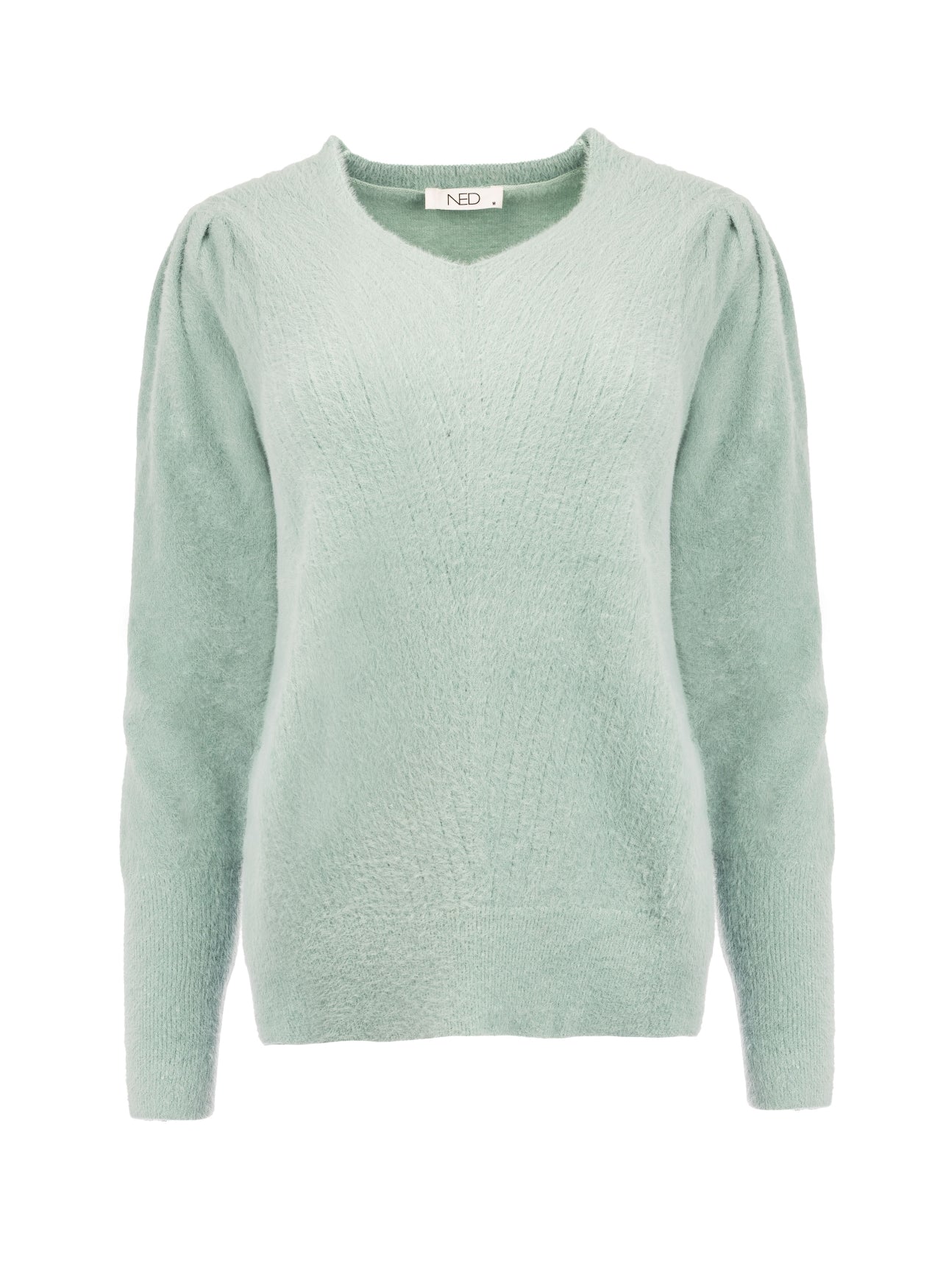 Belins LS-RMJ Furry Knit | Cameo Blue