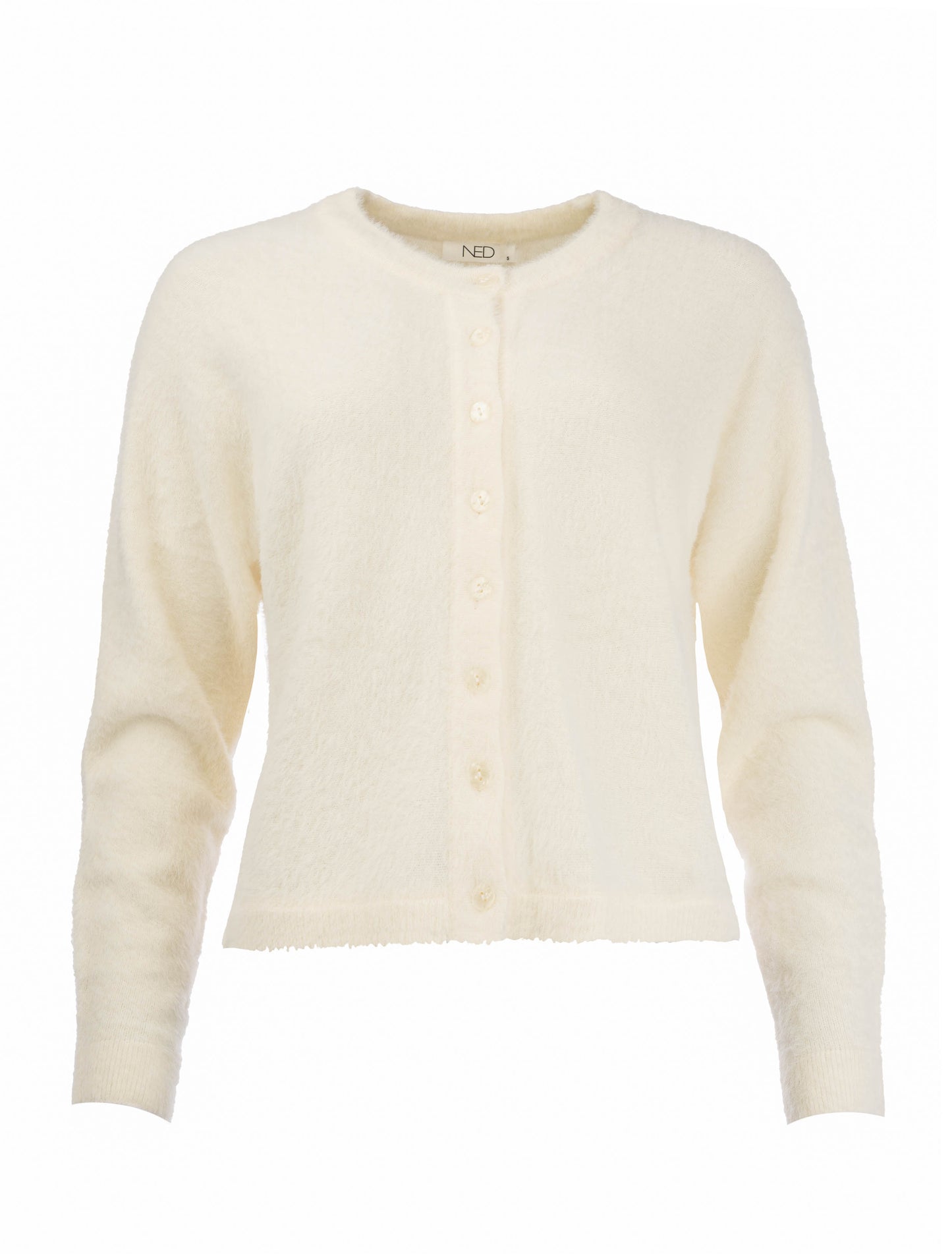 Frino LS-RMJ Furry Knit | Ecru