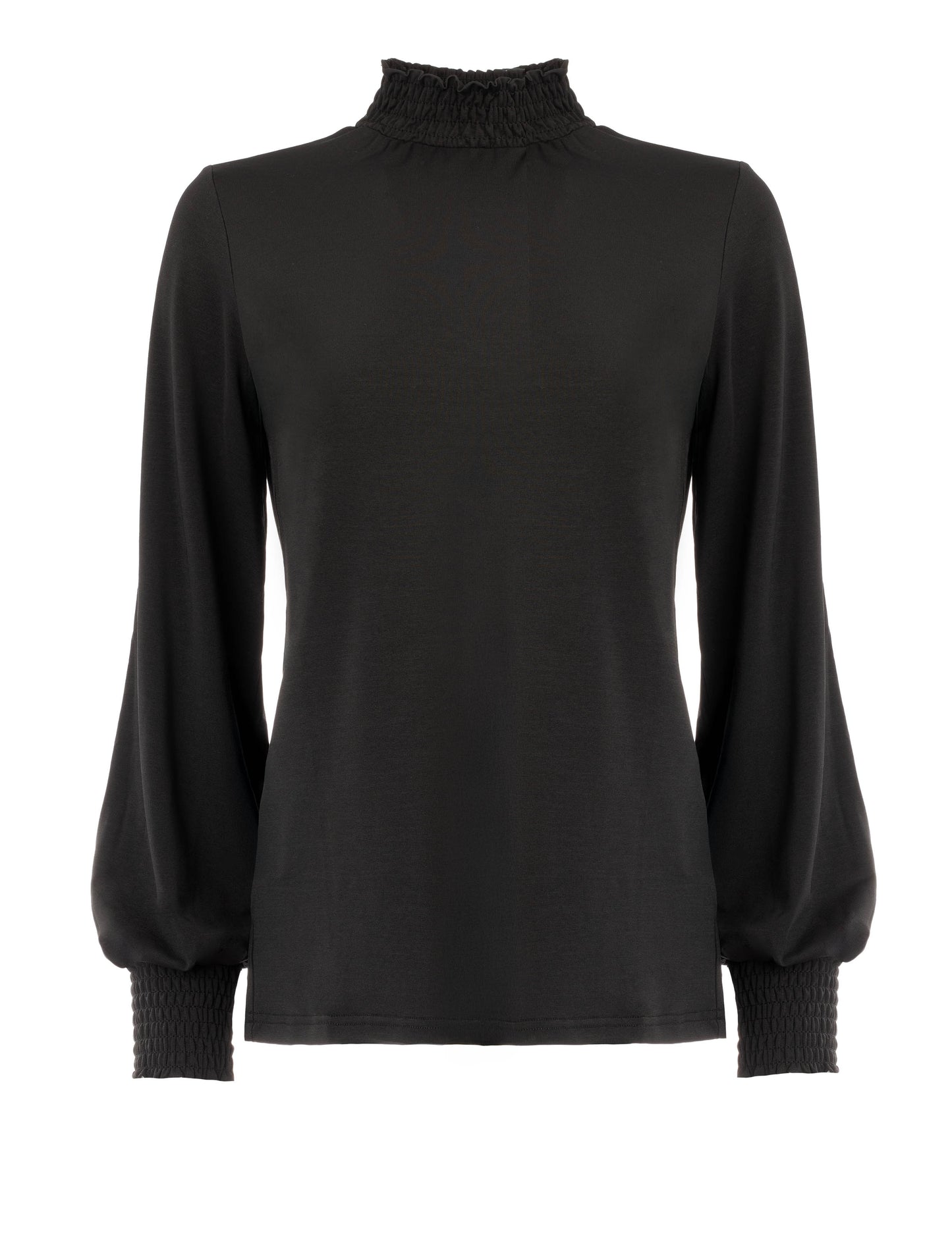 Smock LS TR Shiny Jersey | Black