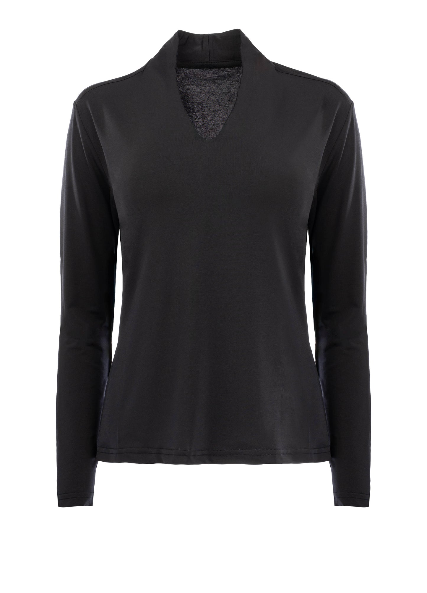 Veral LS Shiny Jersey | Black