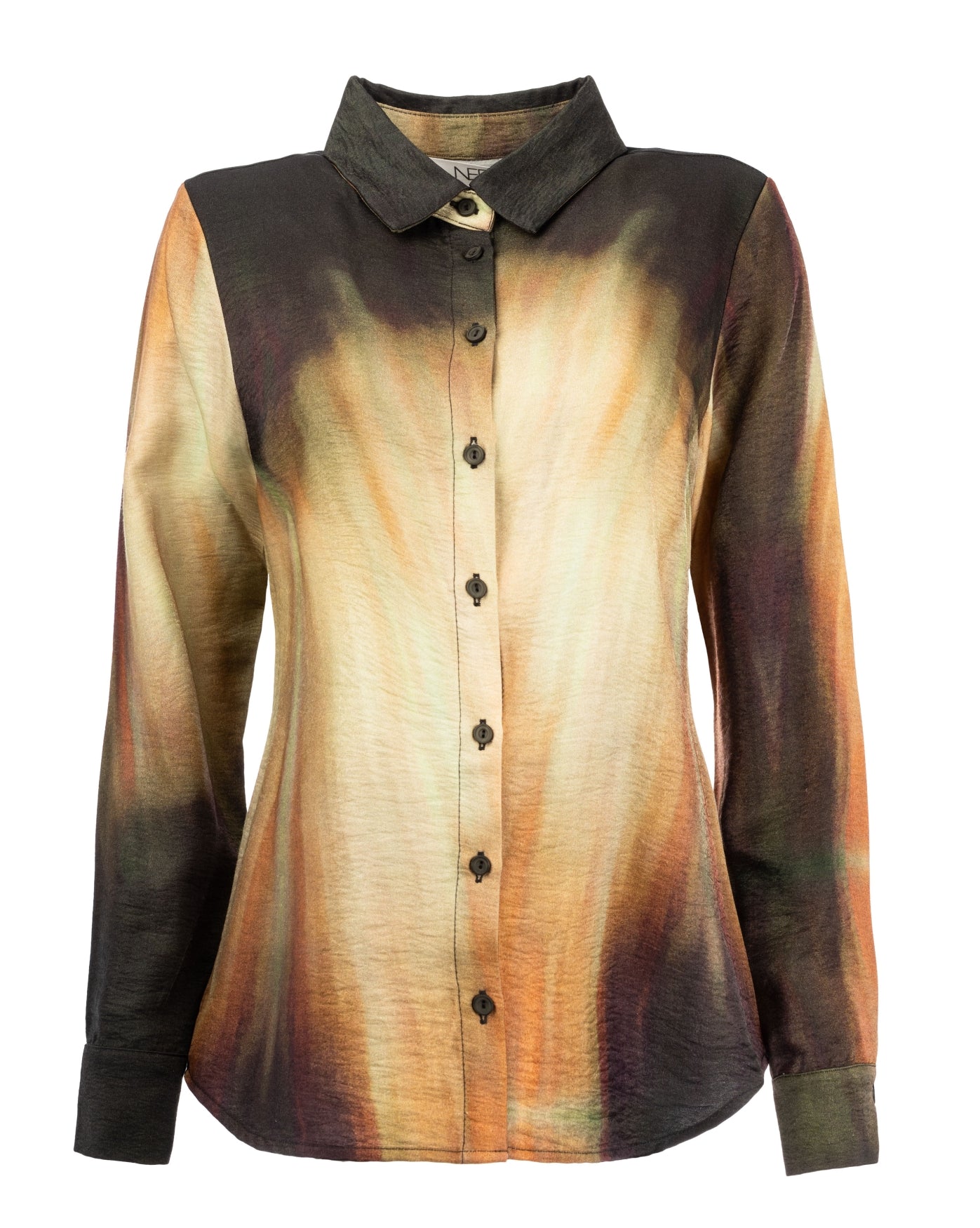 Myla LS Colored Shimmer Power Print Woven | Colored