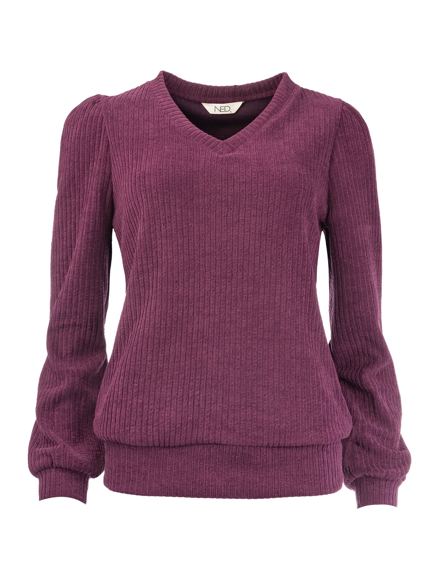 Veraya LS-RMJ Stretch Rib | Pickled Purple