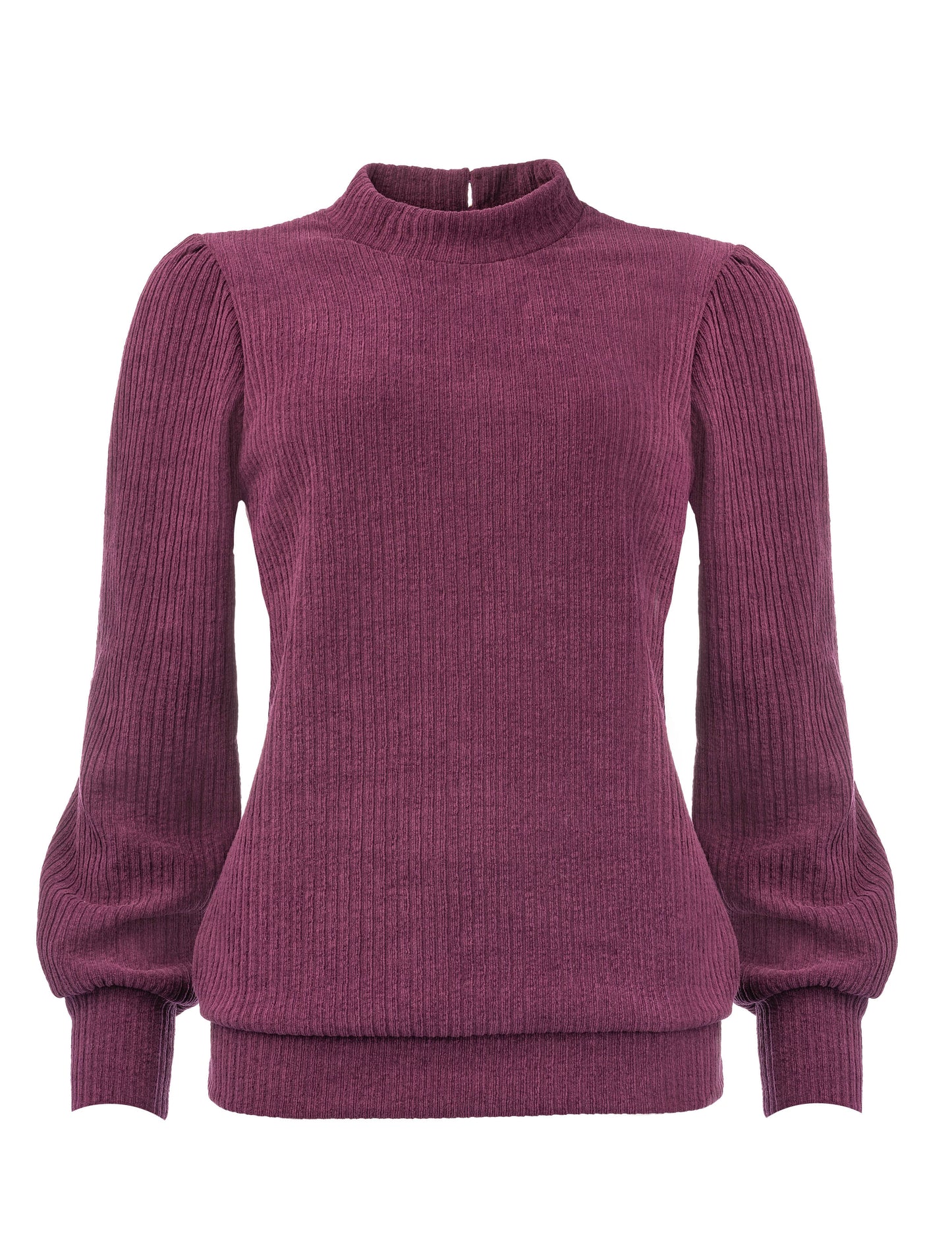 Aspatria LS-RMJ Stretch Rib | Pickled Purple