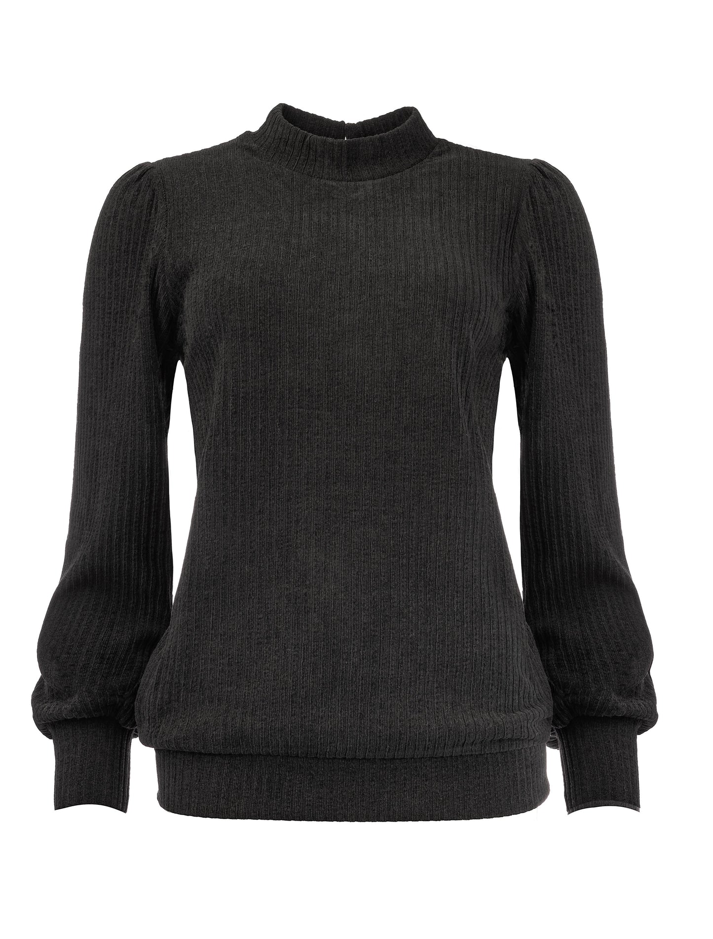 Aspatria LS-RMJ Stretch Rib | Black