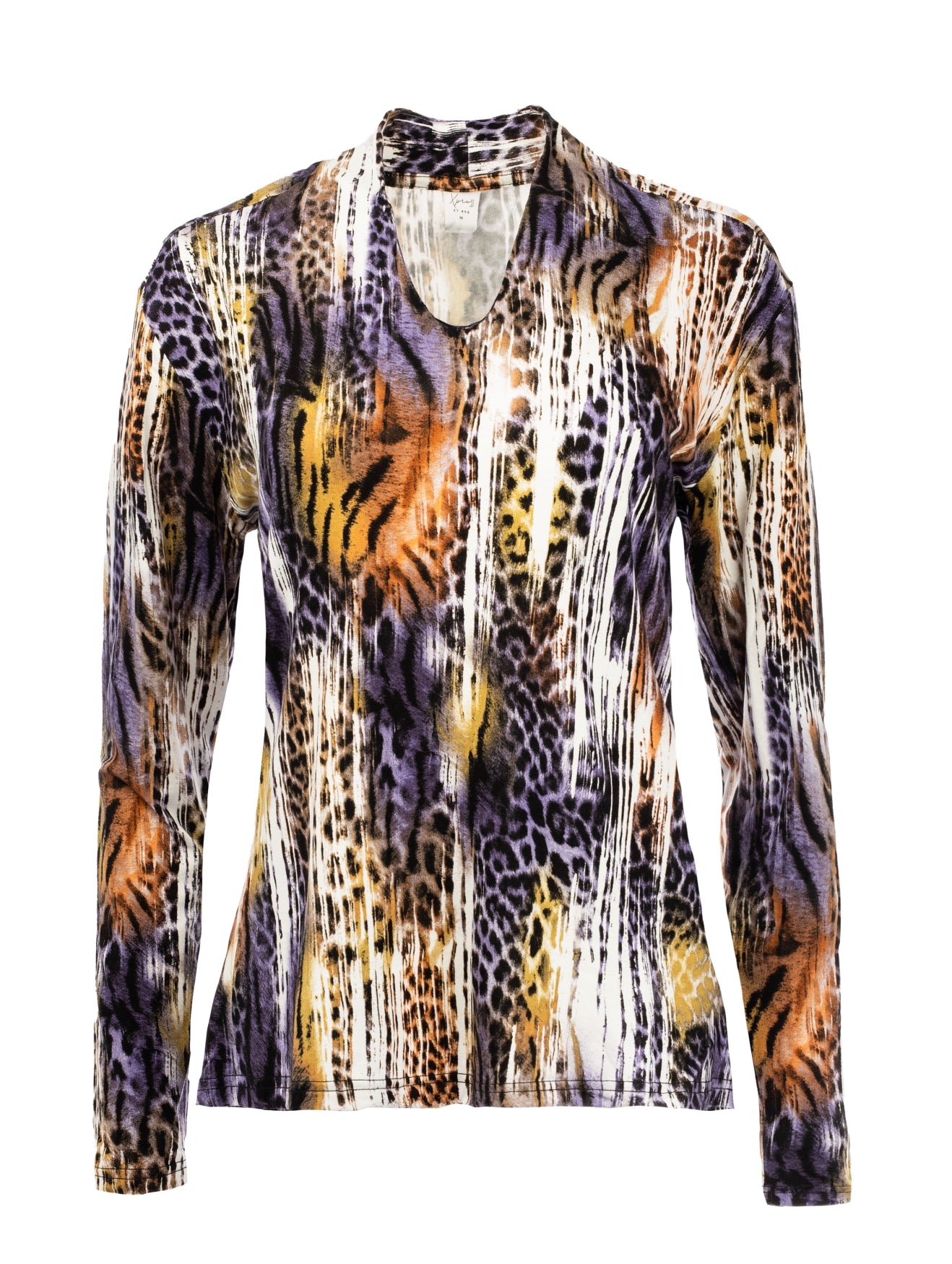 Veral LS Purple Camouflage Tricot | Purple