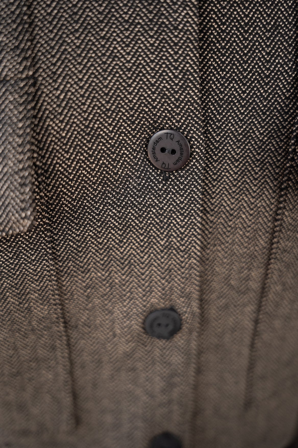 Jasje FleurK Shadow Herringbone | Brandy - Black