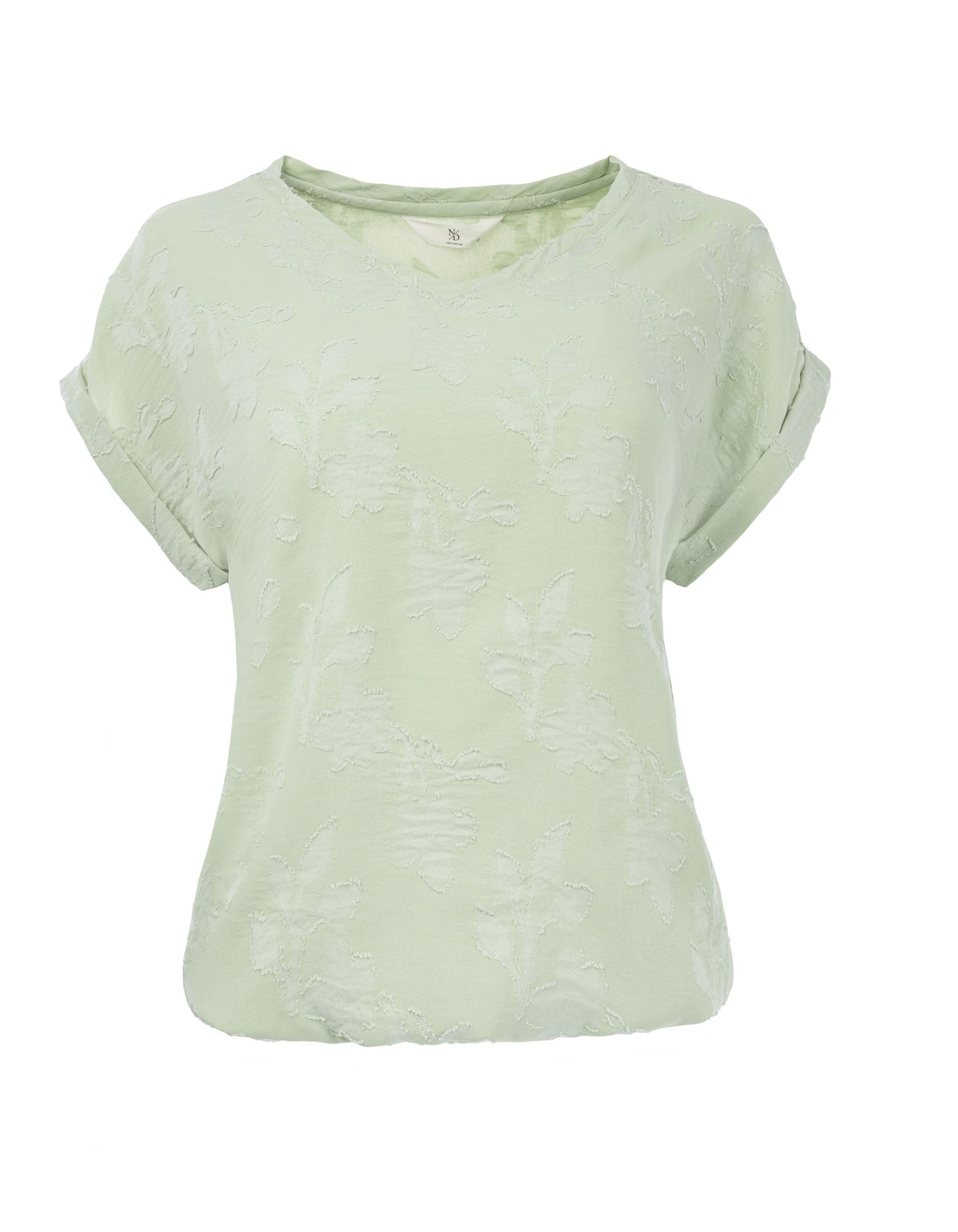 Top Bueno SS Woven Jacquard | Sea Foam Green