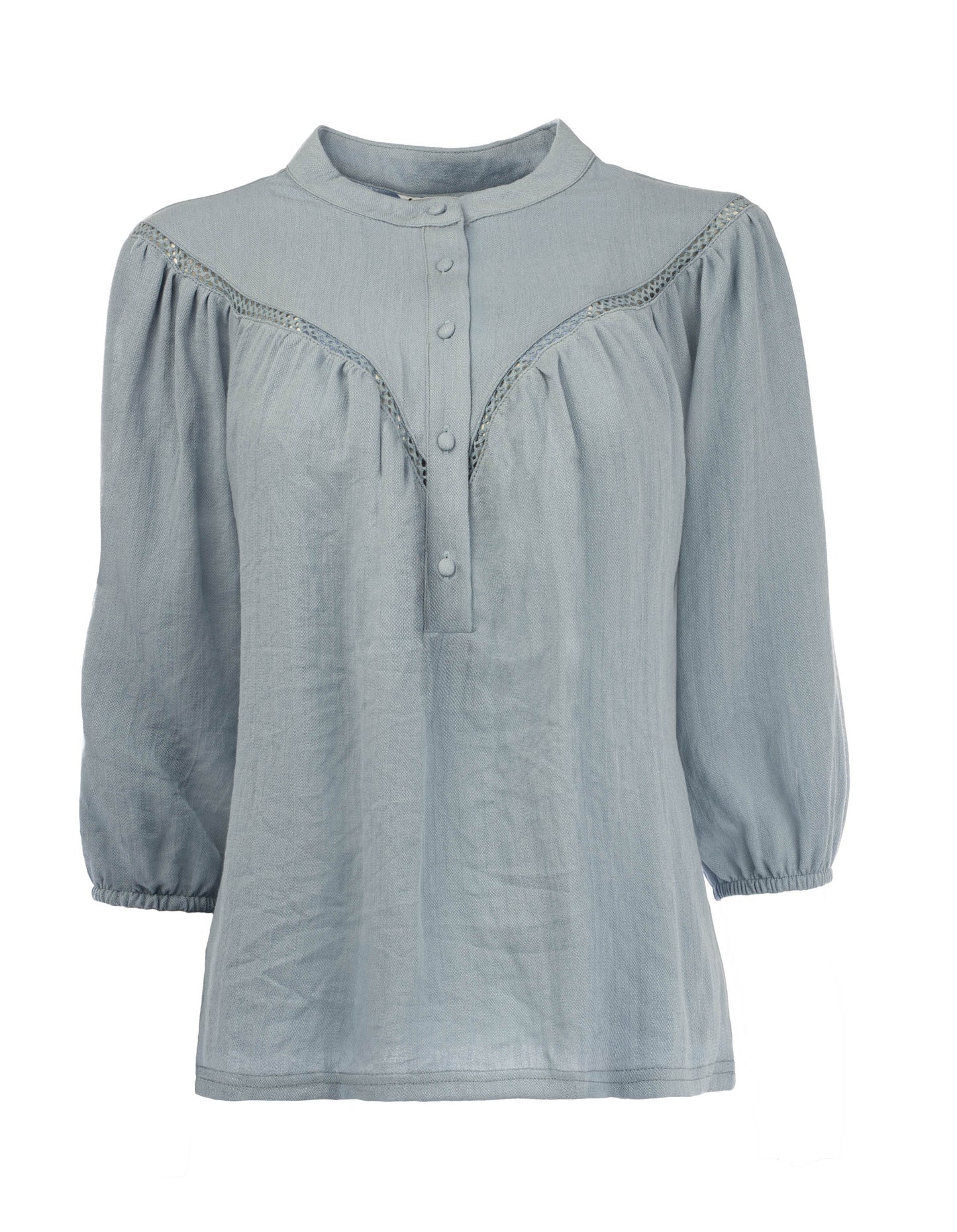 Bobin 3/4 Linnenlook | Dusty Blue