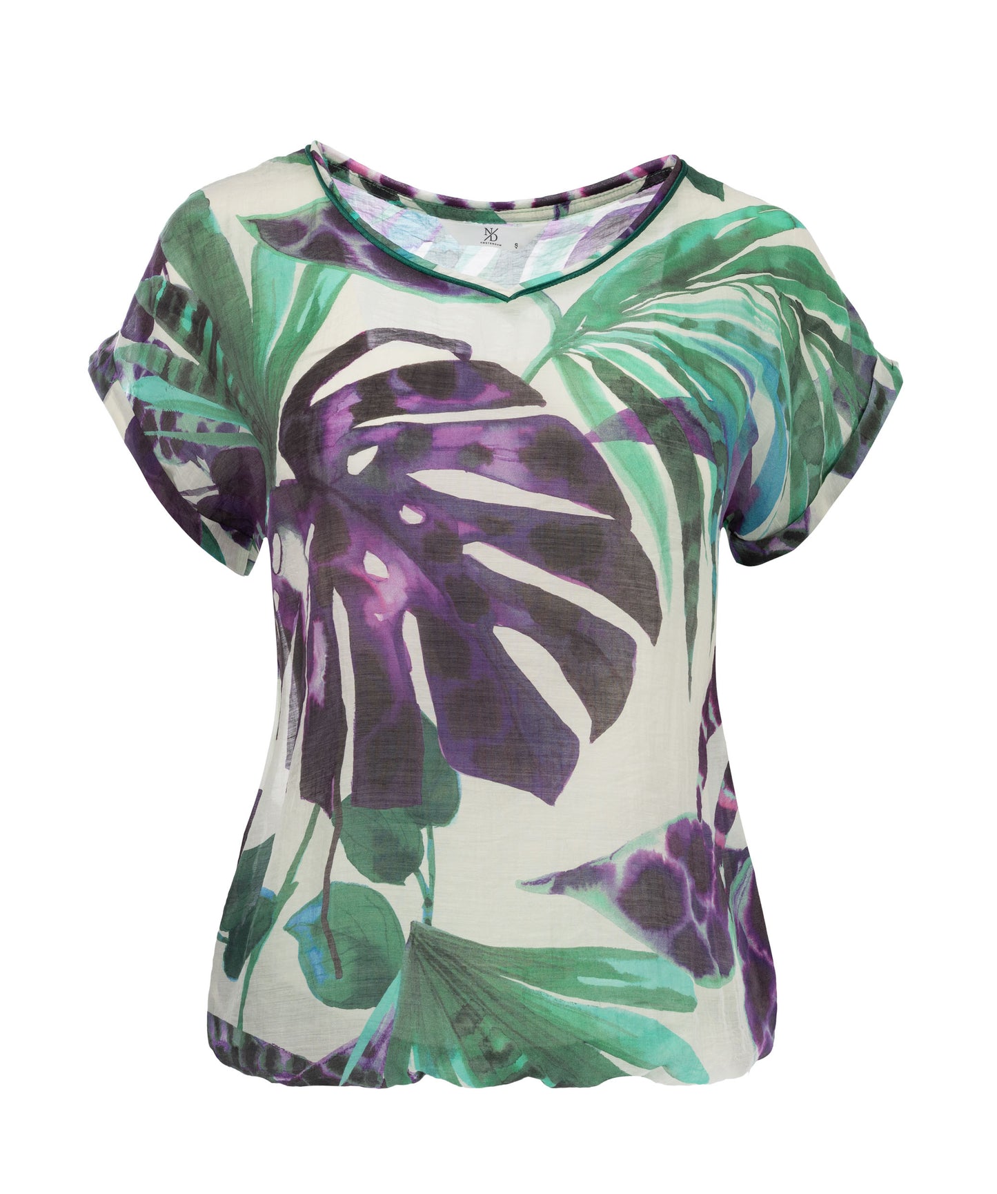 Top Nox-PW SS Purple Magic Botanical Tropics Chic | Puple Magic