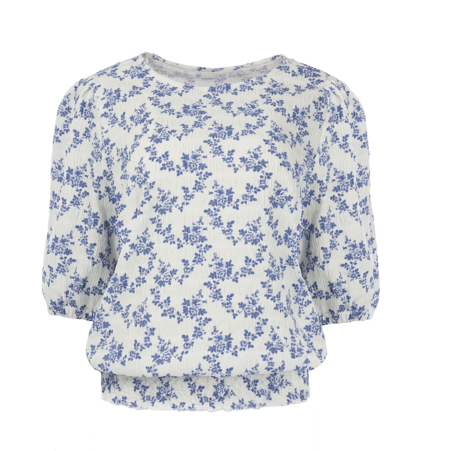 Capro 1/2 SS Blue Lolite Traditional Dutch Floral | Blue Lolite