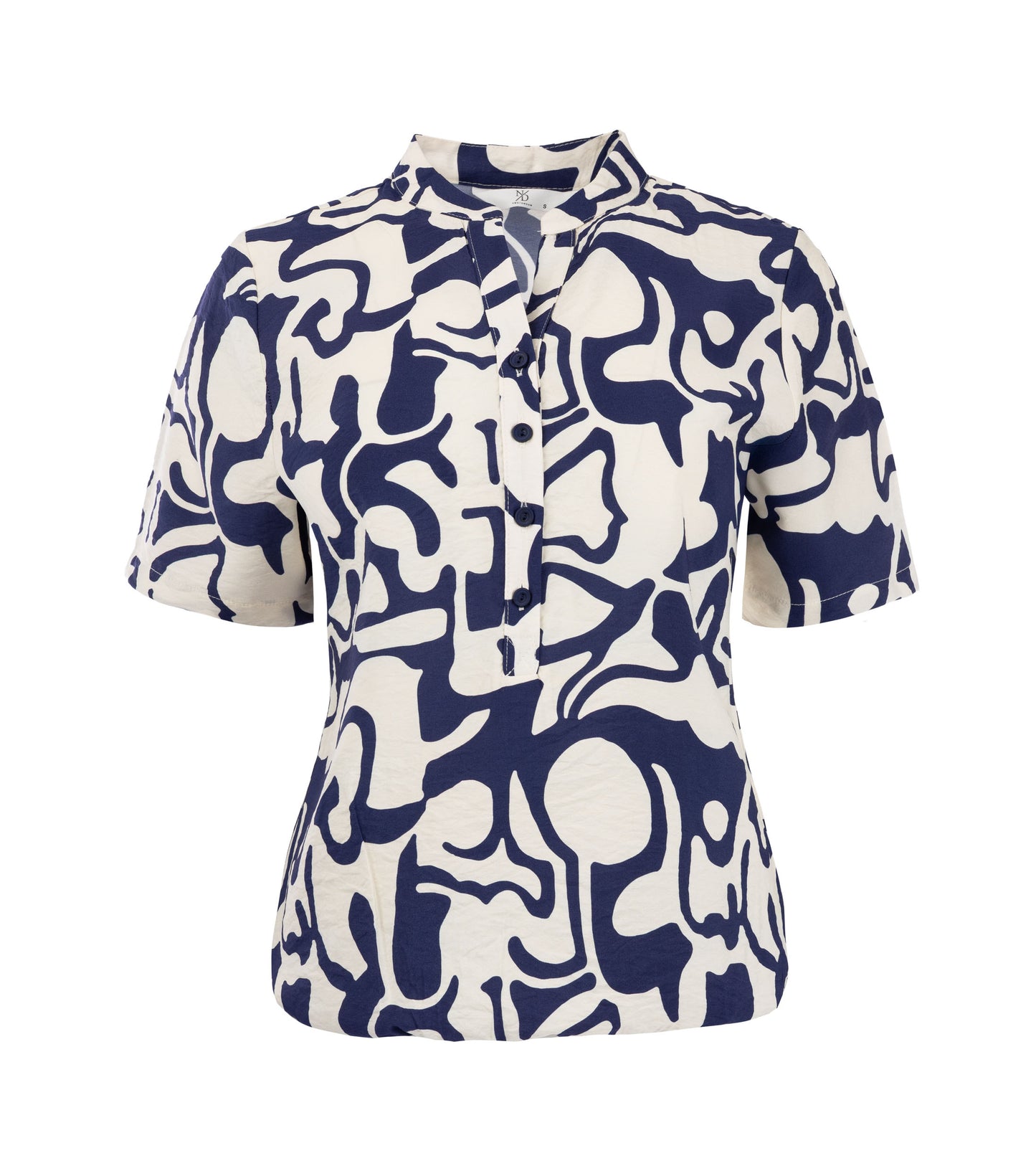 Top Lucie SS Marine Organic Story Woven | Marine