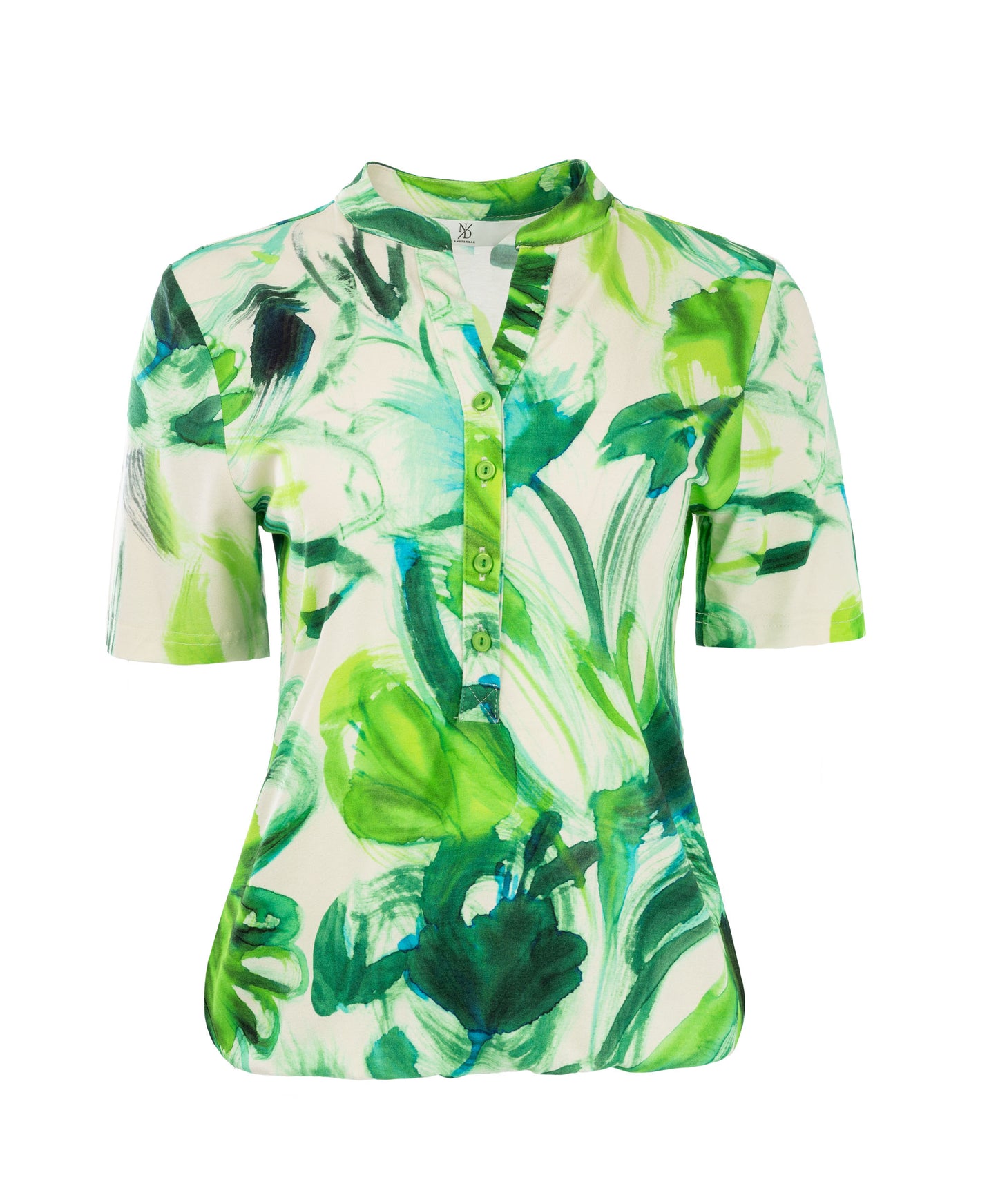 Top Lucie TR SS Grass Green Fantasy of Flowers | Grass Green