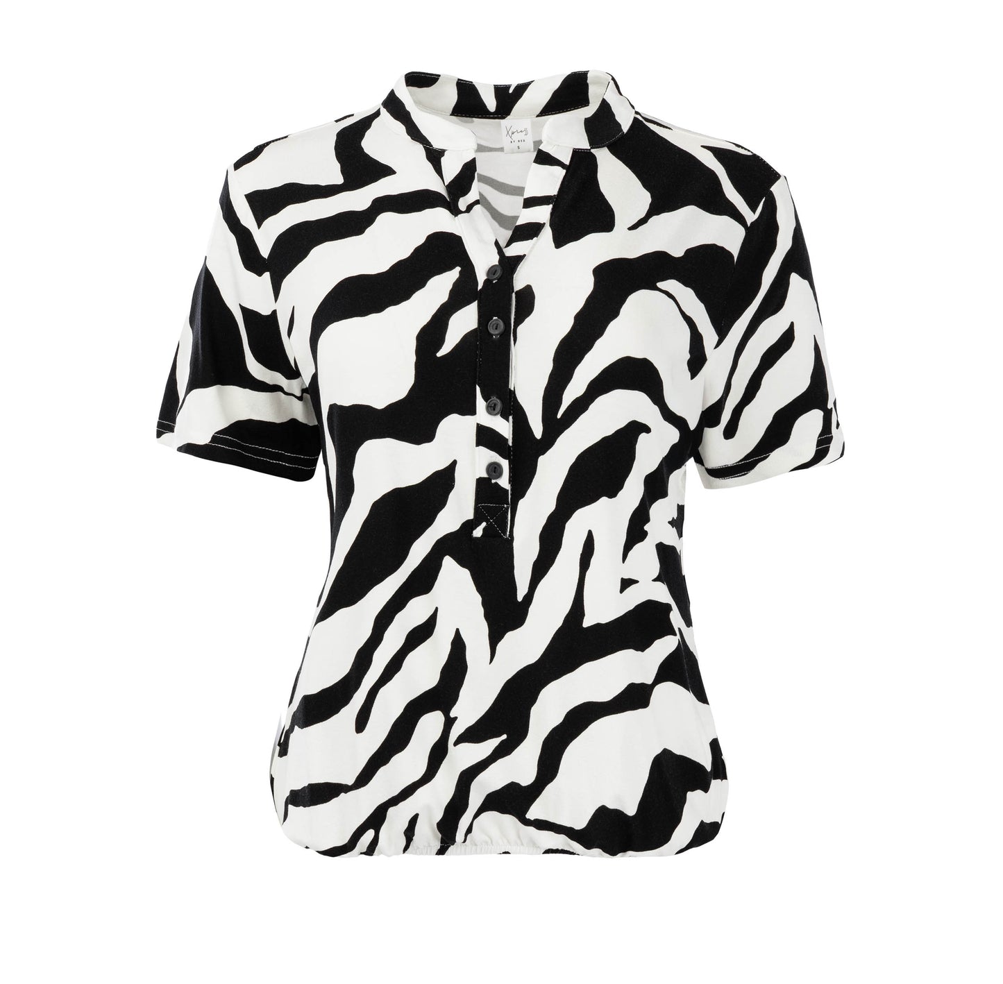 Top Lucie TR SS Black Zebra Tricot | Black