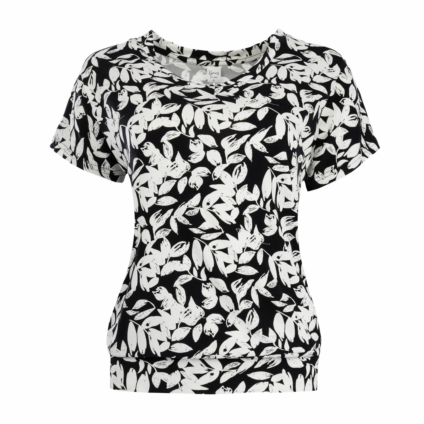 Mana SS Black Leaves Tricot | Black