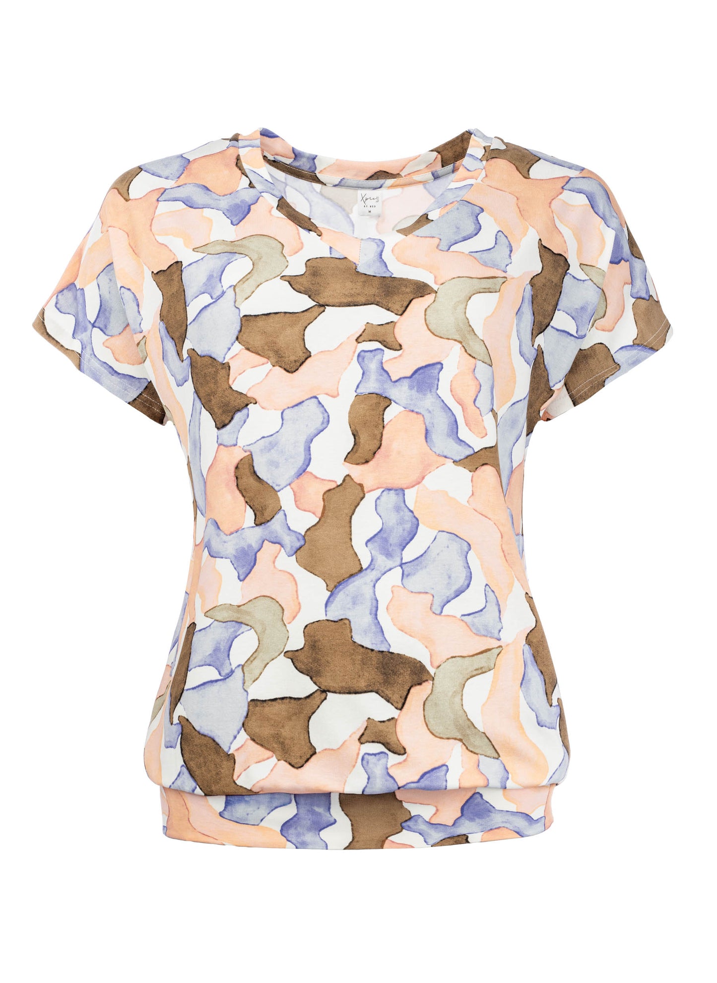 Mana SS Salmon Camouflage Tricot | Salmon