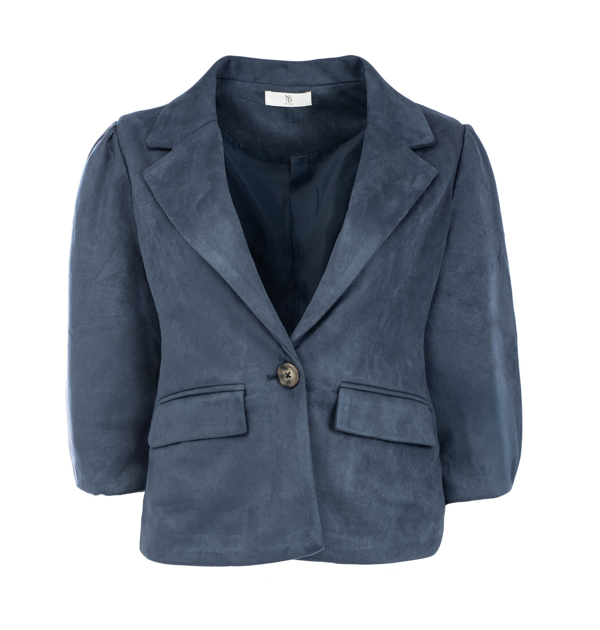 Yaniek 3/4-RMJ Suedine | Naval Blue