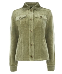 Jasje Galium-W LS-RMJ Rib Corduroy | Green Moss